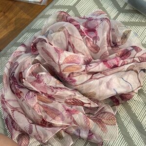 Floral Pink Scarf